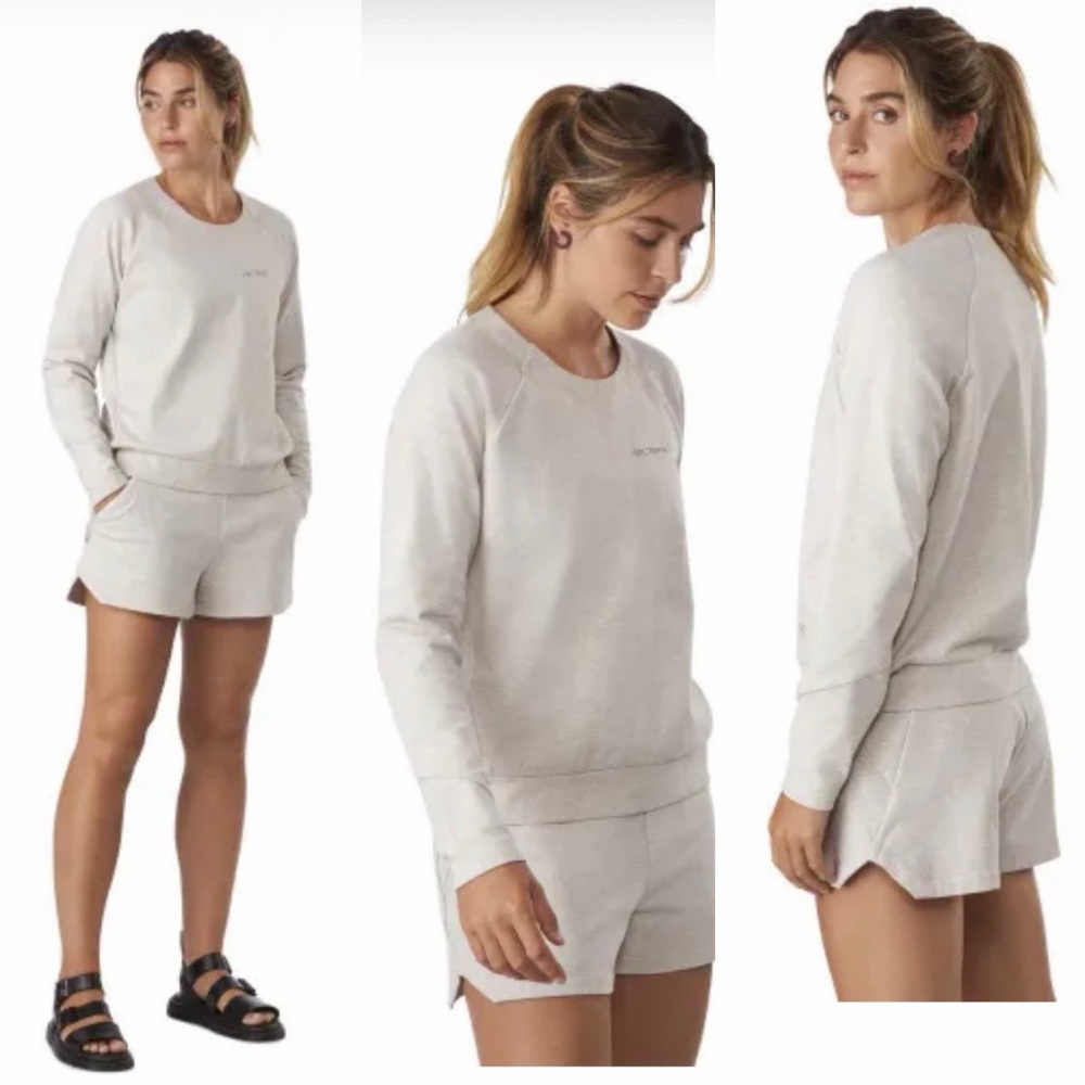 Arc’teryx Momenta Centre Pullover XS Neutral Stone Athleisure Gorpcore Athletic